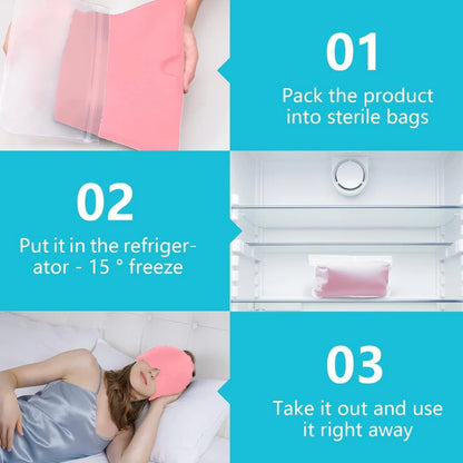 Hot & Cold Migraine Relief Ice Cap | Reusable Headache & Sinus Therapy Mask